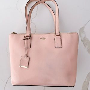 Kate Spade All Day Zip Top Tote bag in color Chalk Pink